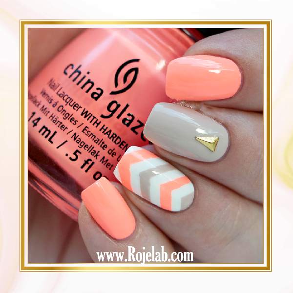 32 مدل طراحی ناخن بهاری رژلب