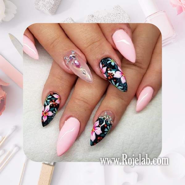 مدل های جدید و متنوع طراحی ناخن رژلب